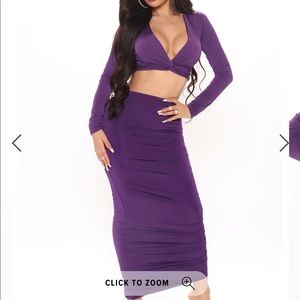 Fashion Nova Your Señorita Skirt Set